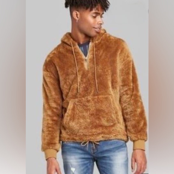 Original Use Teddy Half Zip Hoodie - Picture 2 of 6